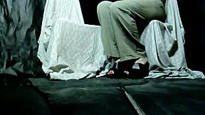 Boyfriend Dressed As Woman Fucks Small Brunette Latina's Ass!