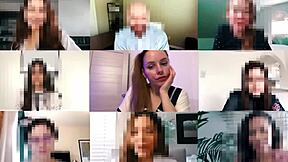 Oh No, Cum In My Pussy During Zoom!