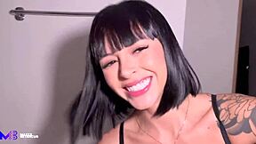 Petite Colombian Model Trades Favors With Photographer Max Betancur And Luna Vitaler