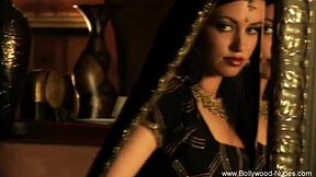 seek out the indian dancer while making moment deeply