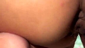 Asian homemade scene. He hurriedly fucks her bent over without removing pants.