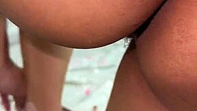 Asian homemade scene. He hurriedly fucks her bent over without removing pants.