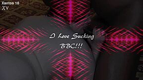 She Loves Sucking That Big Black Cock With Intense Passion.