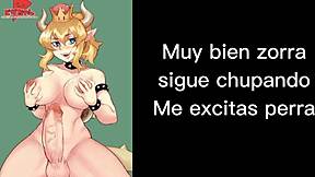 bowsette joi cei espa�ol with jerk off instructions