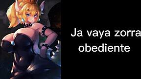 bowsette joi cei espa�ol with jerk off instructions