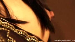 seek out the indian dancer while making moment deeply