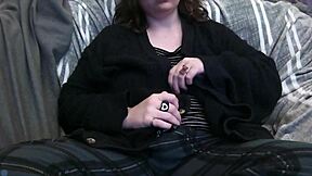 Jacking Off The Strap On Her?