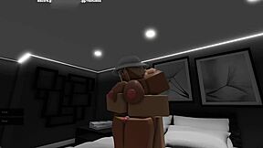 Roblox girlfriend delivers intense bedroom pleasure