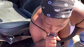 Thot Gets Mad Sucking Dick In Public!