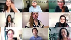 Oh No, Cum In My Pussy During Zoom!