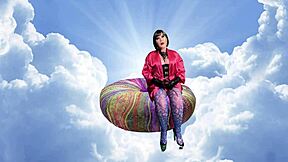 I share a tender moment with granny sky gilf