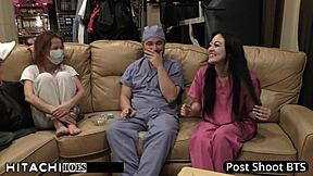 Doctor, give me that Hitachi orgasm now, Blaire Celeste?