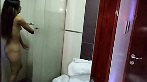 I spied on my lovely sister-in-law bathing, couldn't hold back, and we connected right there.