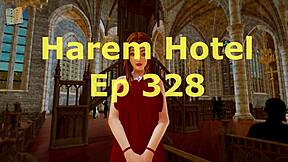 Exciting game unfolds in harem hotel 328