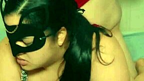 hot bbw latina rides cowgirl and sucks cock