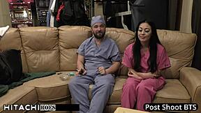 Doctor, give me that Hitachi orgasm now, Blaire Celeste?