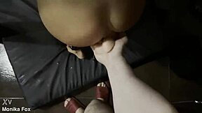 Fan POV Dominates Monika Fox in BDSM Hard Anal Brutal Facefuck Cum in Mouth
