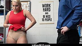 does the milf thief negotiate freedom with pervert officer?