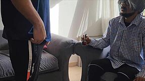 Latina stepsister has explosive homemade sex with stepfather's permission