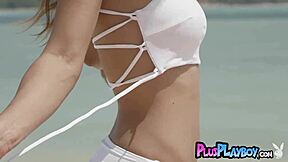 Big Tits Asian Posed With Latina Milf