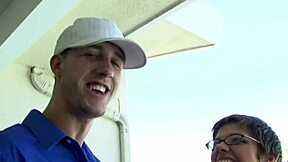 Haileey james loves cock with glasses on