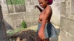 Africans Engage in Passionate Outdoor Fucking with Curvy Beauties