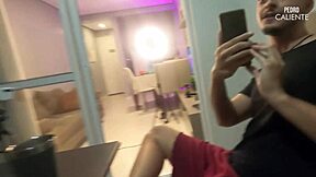 Housewife Sucks in Front of Cuckold and Rides Hard