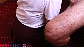 naughty college student gives blowjob to her teacher in classroom 😏