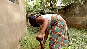 Straight nonstop back shots in the garden of eden