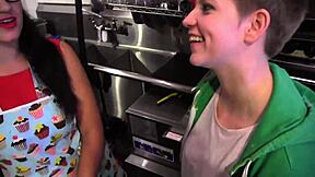 lesbian fun between penny barber and alani pi, two young girls with small natural breasts enjoy playing together