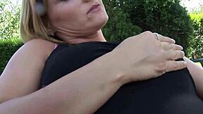 I watched an amateur milf fuck passionately in her home