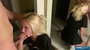 Blonde Babe Moans Loudly as Her Pussy Gets Banged Hard