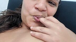 paty bumbum's giant hairy wet pussy begs for attention