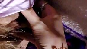 scandalous exhibitionism in public park with petite teen college girl