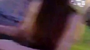 scandalous exhibitionism in public park with petite teen college girl