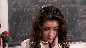 her ass gets destroyed by student victoria voxxx kai jaxon