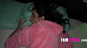 Pink Onsie Butt Flap Stepsis Gets Fucked Hard In Taboo Latina Ass Scene
