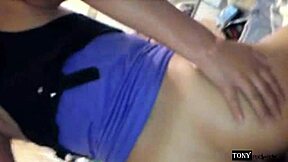 The bride gets anal creampie and dirty talk in homemade fun