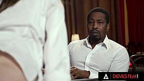 Devils film - petite 18+ lesbian girl wants her pussy pounded by her boss huge cock