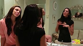 Two Horny Lesbians Enjoy Eating Each Other's Pussy Home Alone