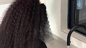 Ebony Maid Caught Riding Boss