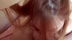 Cute Girl Sucking Big Cock