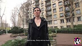 Short Haired Brunette Woman Enjoys Amazing Gangbang With Anal Assfucking And Hardcore Fucking