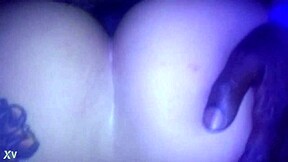 i watched her take that big black cock deep in her ass