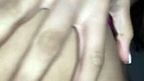 Hot amateur girl in action