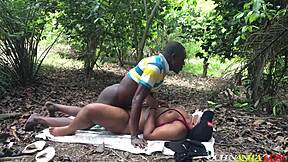 I got caught fuckin' her hardcore in the bush, man