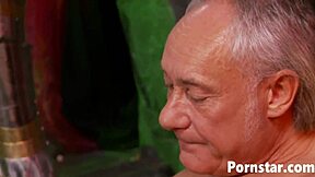 Horny Babe Chloe Conrad Intensely Enjoys Group Sex with Facial and Fishnets in Hardcore Action