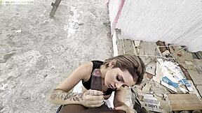 enormous titted madrastra fucks employee with hijastra