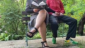 my stepmother helps me study literature with her big ass flashing