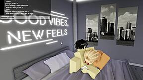 Cheating Slut Loves Getting Railed While Her Boyfriend Is Away - Roblox